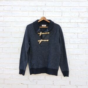 Wallace & Barnes Wool Blend Toggle Sweater